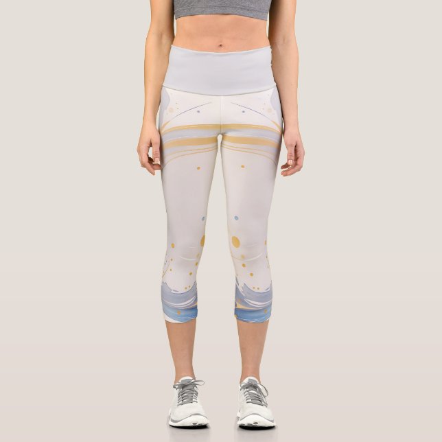 Leggings Capri Gras de traits Découvrez les meilleures légendes a (Recto)