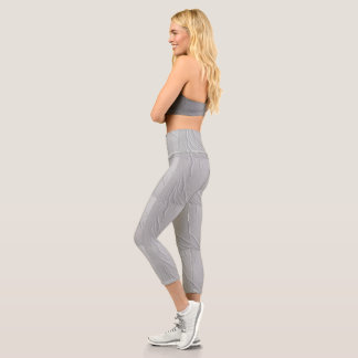 Leggings Capri Gris