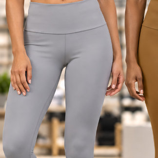 LEGGINGS CAPRI "GRIS" TAILLE HAUTE