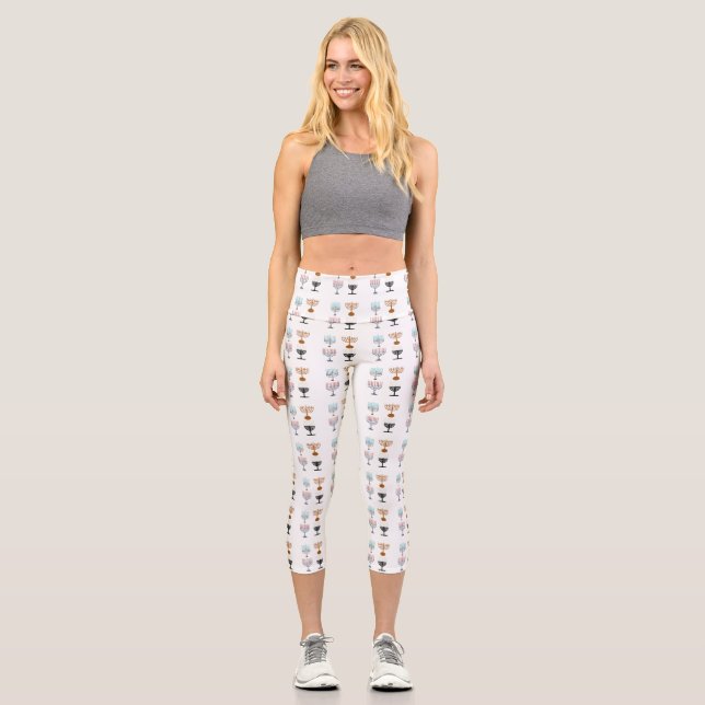 Leggings Capri Hanoukka religion judaïsme juif (Recto)