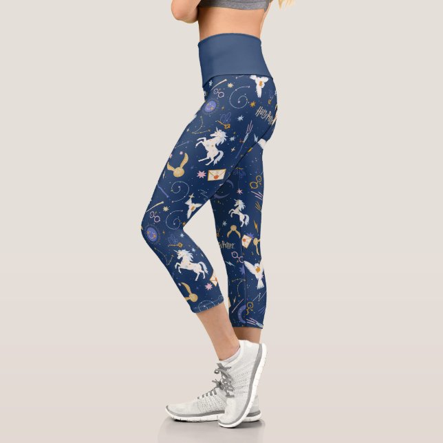 Leggings Capri HARRY POTTER™ Motif iconique du solstice d'été (Gauche)