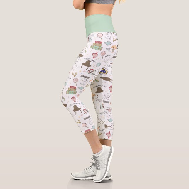Leggings Capri HARRY POTTER™ Motif Magique Minuscule (Gauche)
