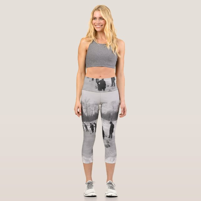 Leggings Capri HAUT Curling Old School (Recto)