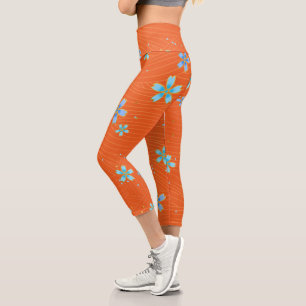 Leggings Capri Hauteur de Capri florale Washi pour le confort