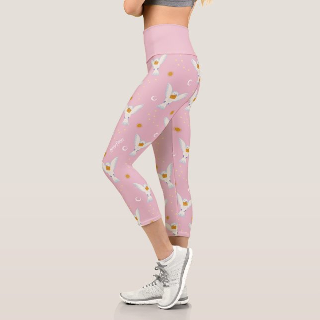 Leggings Capri Hedwig Rose Motif Solstice (Gauche)