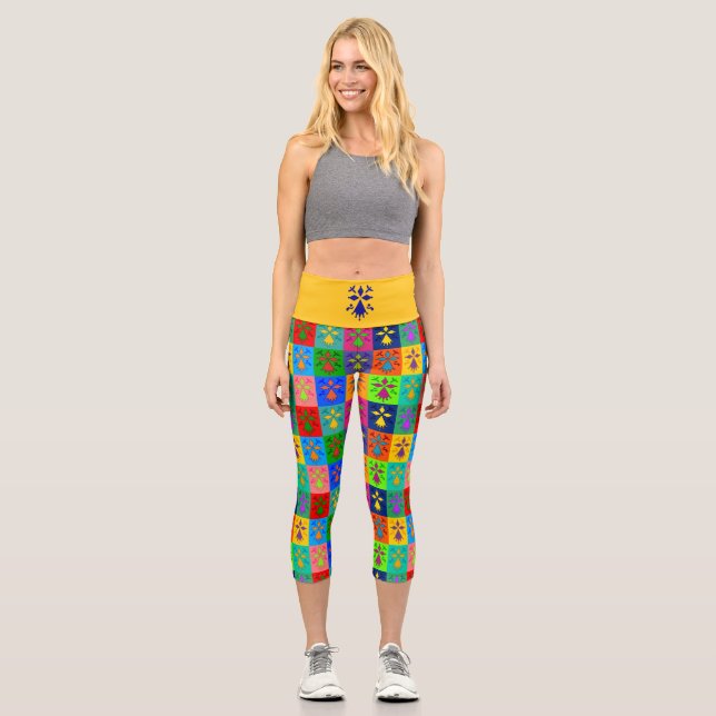 Leggings Capri Hermine Pop (Recto)
