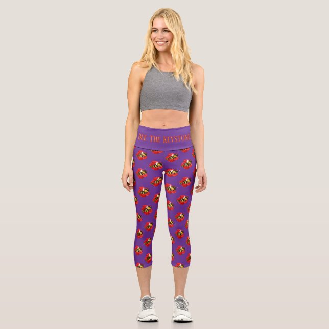 Leggings Capri Honey Bee Good - Bee With Attitude Case (Recto)