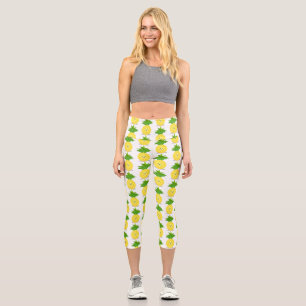 Leggings Capri Illustration d'ananas mignon