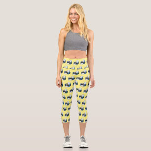 Leggings Capri Illustration de dessin d'imprimante
