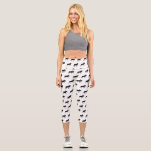 Leggings Capri Illustration de dessin sur l'orignal