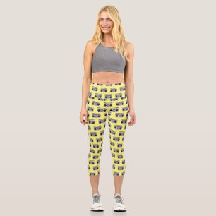 Leggings Capri Illustration de la bande dessinée radio