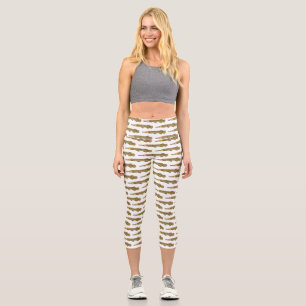 Leggings Capri Illustration de l'alligator garfish