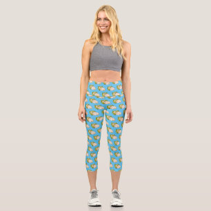 Leggings Capri Illustration du chou-fleur