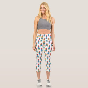 Leggings Capri Illustration d'un vaisseau de fusées