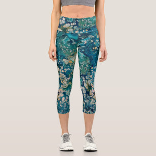 Leggings Capri Imaginaire Abstrait sous-marin