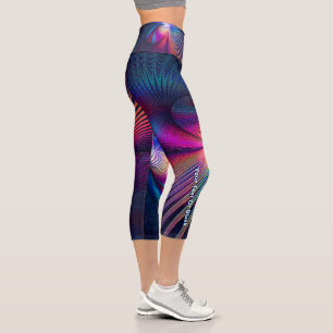 Leggings Capri Iridescence structurelle
