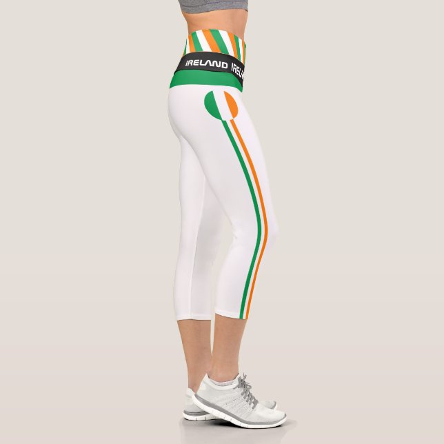 Leggings Capri Irlande & Irlandais Drapeau mode, Fitness, Casquet (Droite)