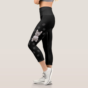 Leggings Capri Isabella Bouledogue Français / Frenchie Chien Mign