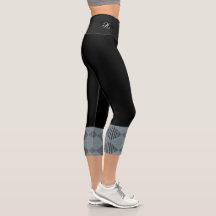 Jacquard Monogramme Bleu