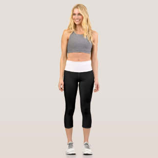 Leggings Capri jambes noires