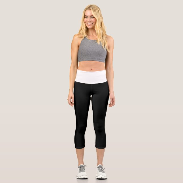 Leggings Capri jambes noires (Recto)