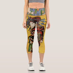 Leggings Capri Japonais Courtesan Oiran par Vincent van Gogh