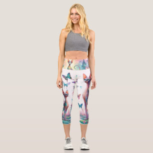 Leggings Capri Jardin magique Pastel Sphnyxs