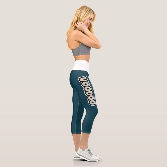 Leggings Capri Jeton Voodoo Haut Taille Yoga Capris (Droite)