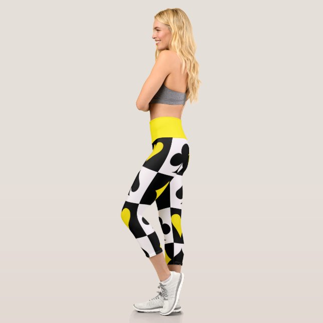Leggings Capri Jeu de cartes (Gauche)