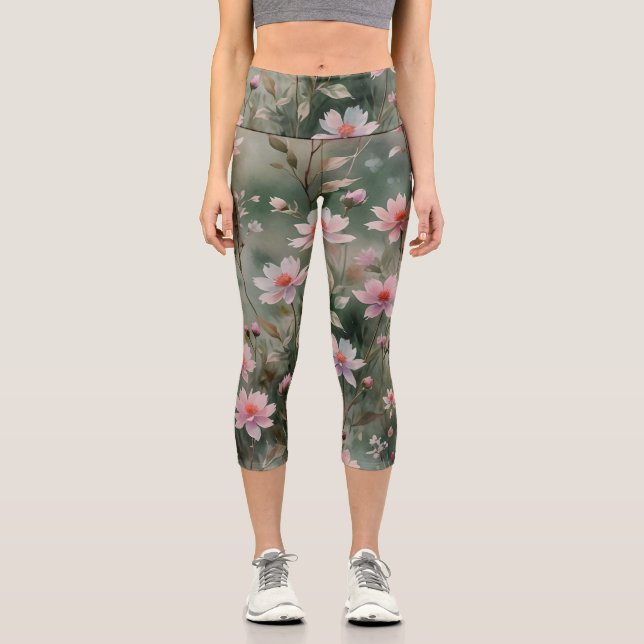 Leggings Capri Joli Fleur sauvage (Recto)