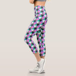 Leggings Capri Jolie fille chic Motif géométrique moderne<br><div class="desc">Ce design moderne présente une motif géométrique amusante en rose,  violet,  turquoise,  gris,  noir et blanc. Parfait pour les fêtes d'Halloween. #halloween #fêtes #saisonnière #fête #fun #mode #leggings #vêtements #mode #halloweenstyle #halloweenparty #fête #halloweenfashion #halloweenfashion #trickortraite #fitness #fitnessapparel #vêtements #cadeaux #sports #fitnessvêtements #style #style #tendance #tendance</div>