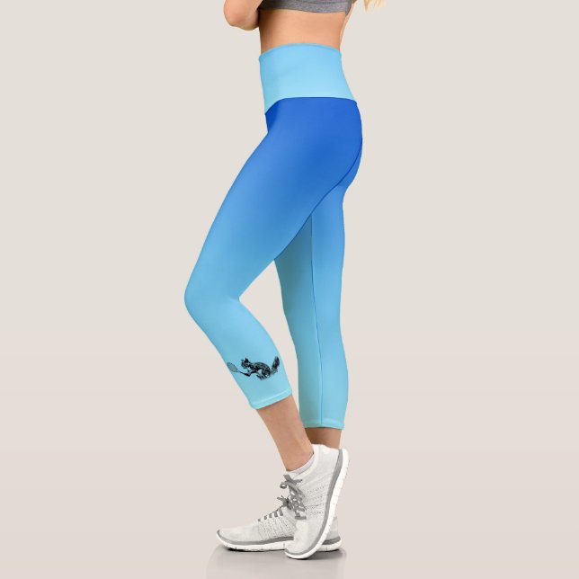 Leggings Capri Joueur de tennis Blue Squirel (Gauche)