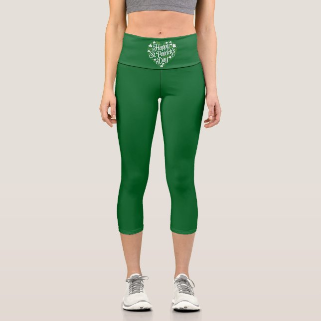 Leggings Capri Joyeuse Saint-Patrick  (Recto)