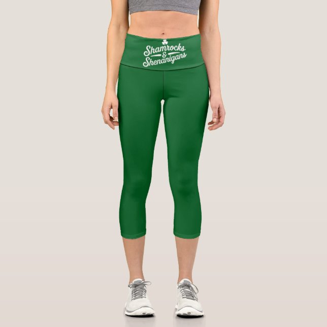 Leggings Capri Joyeuse St Patrick Chance Trèfle&Farces (Recto)