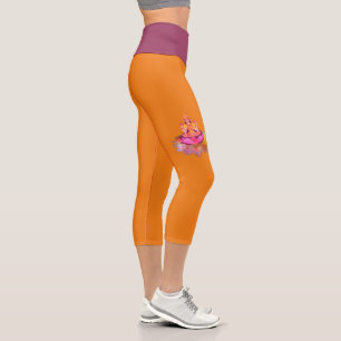 Leggings Capri Joyeux Diwali - Deepalavi déesse Lakshmi 4