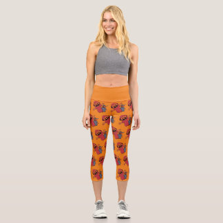 Leggings Capri Joyeux Halloween à vos amis
