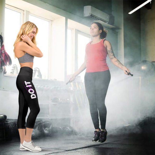 Leggings Capri Juste FAIS LE Women's Exercise (Créateur téléchargé)
