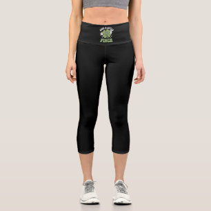 Leggings Capri Juste une petite pince infirmière St Patrick's Day