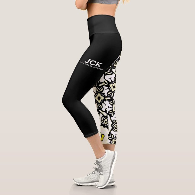 Leggings Capri Kaléidoscope du premier volume art sept (Gauche)
