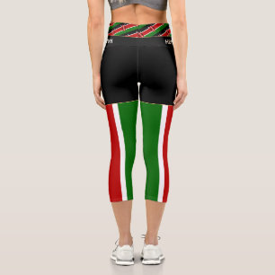 Leggings Capri Kenya & Kenya Drapeau, mode, sport/Fitness