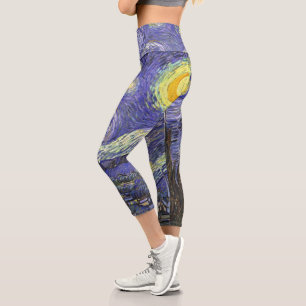 Leggings Capri La Nuit étoilée de Vincent van Gogh