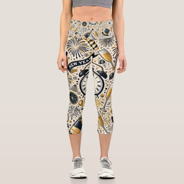 Leggings Capri La Promesse de Minuit (Recto)