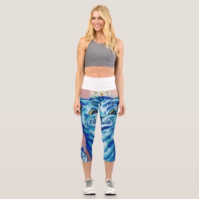 Leggings Capri La vague de Louis Wain (Recto)