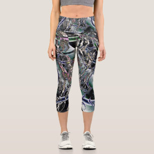 Leggings Capri Lacérations dans le temps