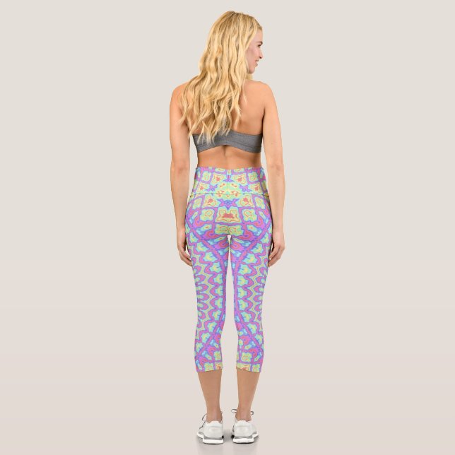 Leggings Capri L'Amour Est Une Fierté D'Amour  (Verso)