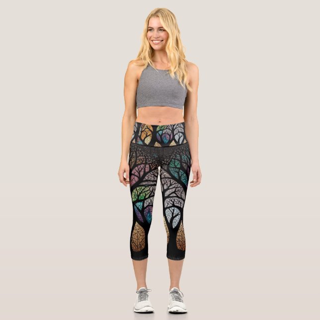 Leggings Capri L'arbre de vie Capri Leggings. (Recto)