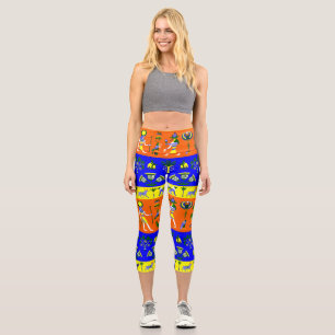 Leggings Capri l'art de la tombe momie égyptienne antique