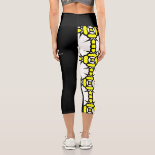 Leggings Capri L'art kaléidoscope du premier volume quatorze