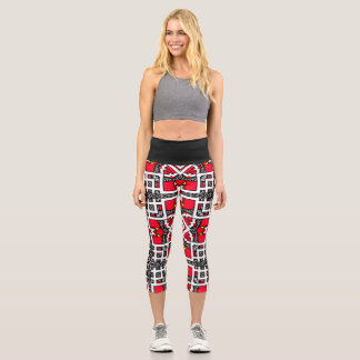 Leggings Capri L'art kaléidoscope du seizième volume
