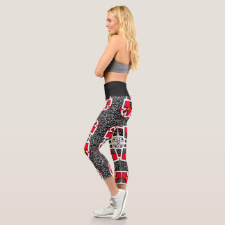 Leggings Capri L'art kaléidoscope du seizième volume